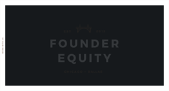 Desktop Screenshot of founderequity.com